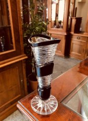 Color-cut crystal vase - Height 18cm