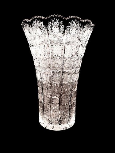 Broušená křišťálová váza - Výška 25cm