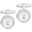 Gents swords CUFFLINKS "MEISSEN trademark Cobalt Blue"