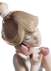 Chit-Chat Girl Figurine