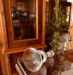 Cut crystal bell - Height 9cm