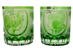 Color-cut whiskey glasses 320ml - set of 2pcs - Height 9cm/320ml