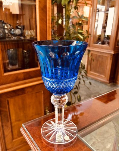 Broušený barevný kalíšek na víno 1ks - Výška 18cm/180ml