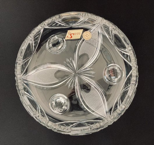 Broušená mísa - Výška 13cm / Průměr 26cm