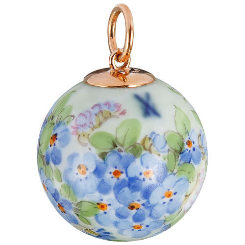 Porcelánový přívěsek "POMNĚNKY"