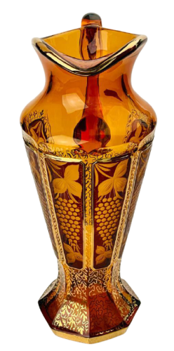 Barevně dekorovaný lištovaný džbán - Výška 30cm/1250ml