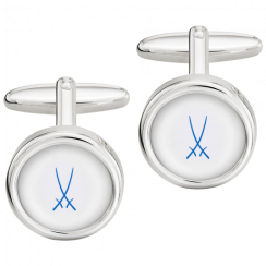 Manžetové knoflíčky "Logo MEISSEN Kobaltově modrá"