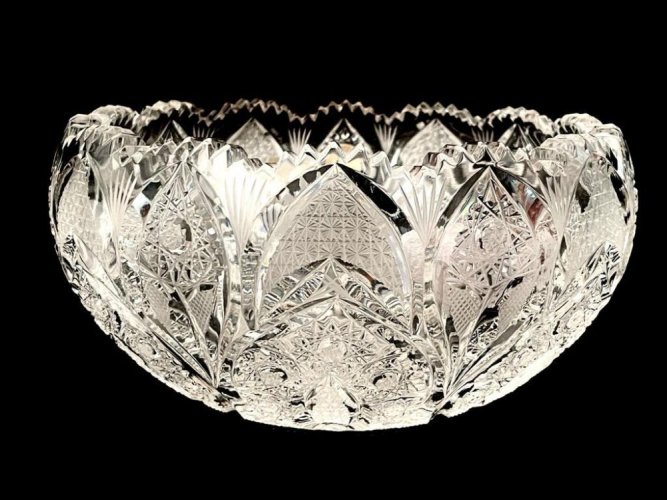 Broušená mísa - Výška 9cm / Průměr 20cm