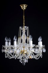 Křišťálový lustr 1010-8-S s Swarovski ověsy