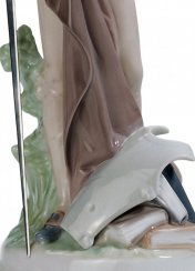 Figurka Dona Quijota ve stoje