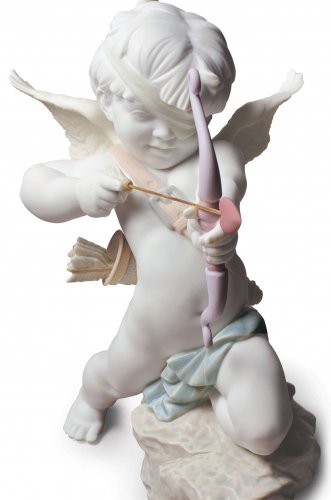 Straight to The Heart Cupid Angel Figurine