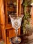 Copas de vino blanco de cristal tallado - juego de 6 piezas - Altura 18cm/220ml