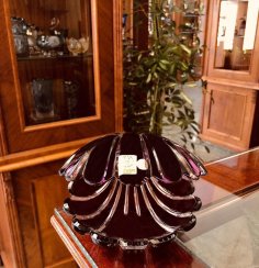 Color-cut crystal shell bowl - Height 10cm