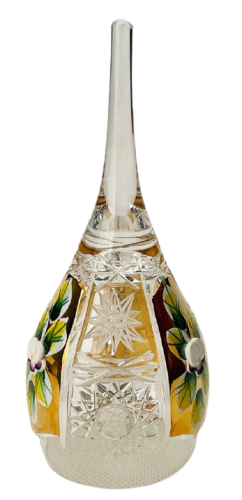 Broušený pozlacený zvonek - Výška 14cm