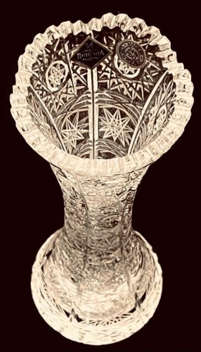 Křišťálová váza - Výška 23cm