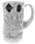 Cut crystal pitcher - miniature - Height 7cm