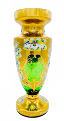 Vase decorated with high enamel - Height 30cm