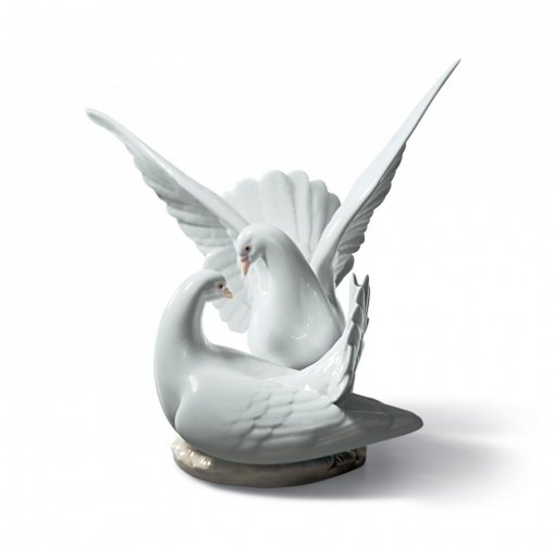 Love Nest Doves Figurine