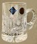 カットクリスタルビールジョッキ（ミニ）80ml 高さ7cm