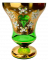 Vase decorated with high enamel - Height 25cm