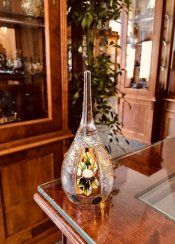 Gold-crystal cut crystal bell - Height 14cm