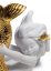 Playing at Sea Mermaid Figurine. Golden Lustre