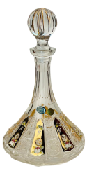 カットクリスタルボトル(金メッキ)高さ31cm/1000ml