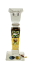Broušený pozlacený svícen - Výška 18cm
