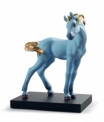 La figura del caballo. Azul. Edición limitada
