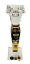 Broušený pozlacený svícen - Výška 25cm