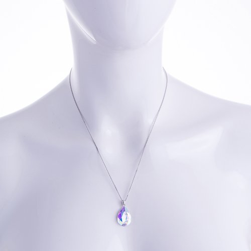 Stříbrný přívěsek Iris s křišťálem Preciosa, krystal AB