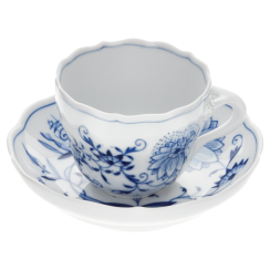 New cutout onion pattern - Espresso cup with saucer
