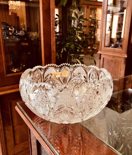 Broušená mísa - Výška 9cm / Průměr 20cm