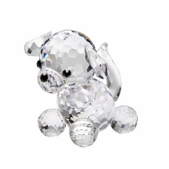 Skleněná figurka Pejsek (mini) z českého křišťálu Preciosa