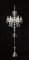Crystal floor lamp AK1740/6/NK