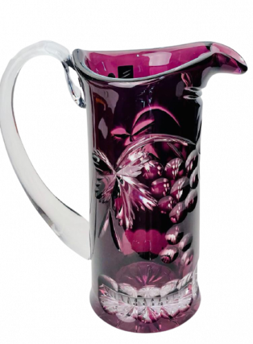 Color-cut crystal pitcher - Height 23cm/900ml