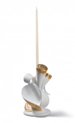 Naturofantastic Candlestick. Golden Lustre