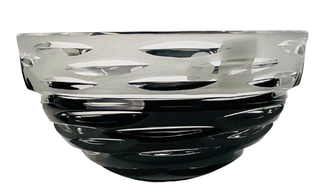 Color-cut crystal bowl - Height 7cm
