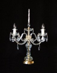 Křišťálová stolní lampa SE1740/2/S