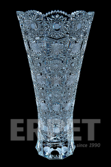 Luxury cut crystal vase