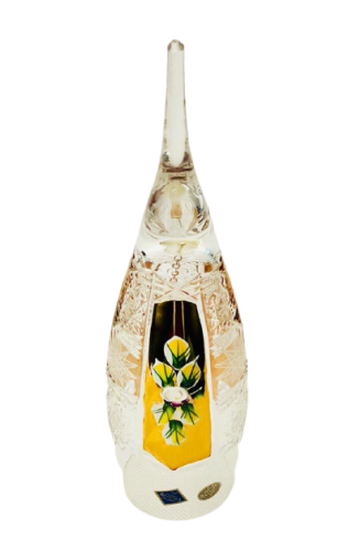 Broušený pozlacený zvonek - Výška 23cm