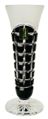 Color-cut crystal vase - Height 18cm