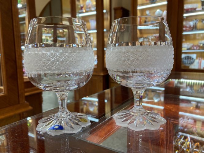 Křišťálové kalíšky na brandy No. 651 - sada 2ks