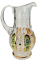 Gold-crystal cut crystal pitcher - Height 29cm/1300ml