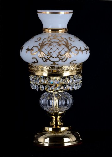 Křišťálová stolní lampa SE-9250-1-RF