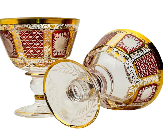 板式利口酒杯 - 一套2个 - 高7厘米/80毫升