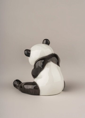 A Cheerful Panda Figurine