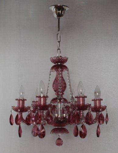 Crystal chandelier 1430-6-NK Rosa