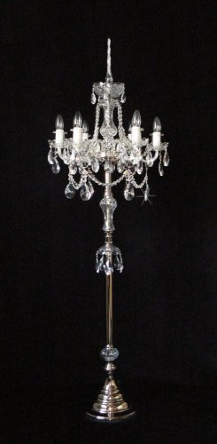 Crystal floor lamp AK1740/6/NK