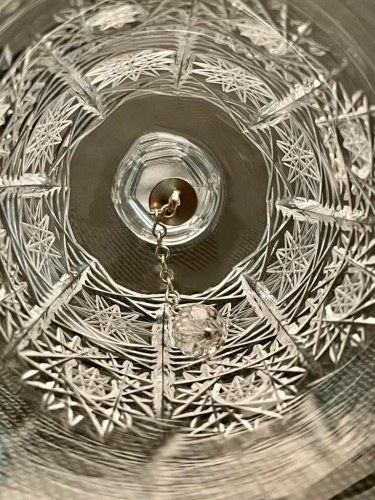 Campana tallada en cristal - Altura 16cm